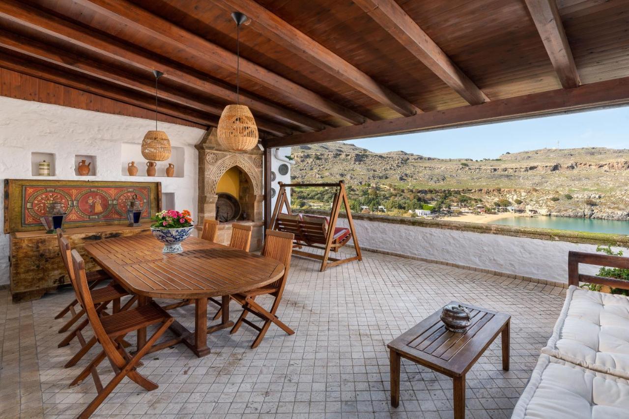 Villa Venetoklis Líndos Exteriör bild